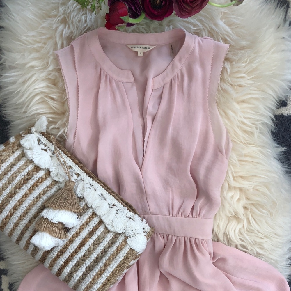 Rebecca Taylor blush dress
